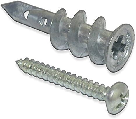 Premium Quality Self-Drilling Drywall Zinc Anchors with Screws Kit