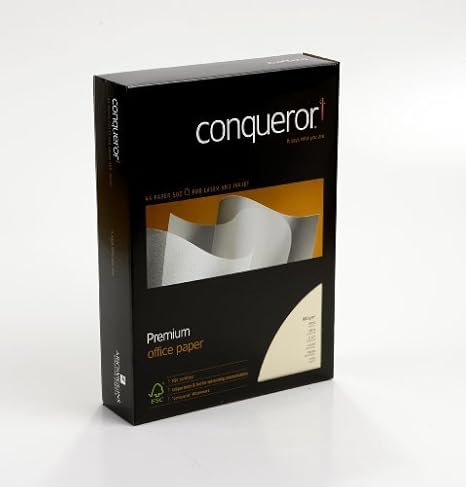 Conqueror Cream Laid A4 210x297mm 100gsm WM 500sh/RM 5rm/BX