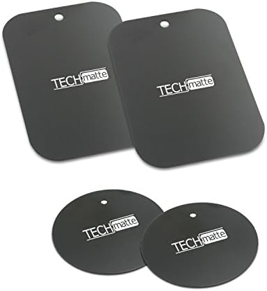 TechMatte MagGrip Metal Plate Replacement Kit for Magnetic Universal Car Mount