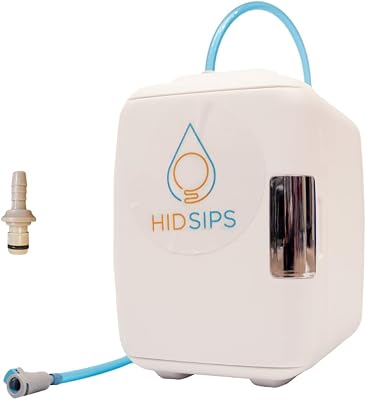 HID SIPS Water Dispenser Mini Fridge, 4L, Universal Fit for Water Dispensers, 1x HID SIPS 4L Dispenser Mini Fridge, 1x Dishwasher Safe Water Storage Reservoir, 1x Dispenser Quick Connect Adaptor