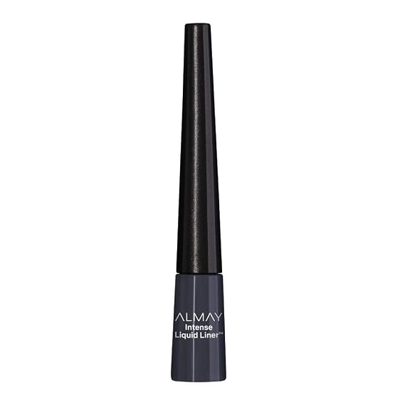 Almay Intense Liquid Eyeliner, Waterproof and Longwearing, Hypoallergenic, Cruelty Free,Fragrance Free, Ophthalmologist Tested, 223 Black Pearl, 0.08 oz