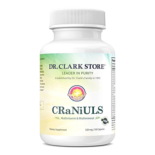 Dr Clark Store CRaNiULS Multi Vitamin & Mineral, 520 mg 150 Gelatin Capsules