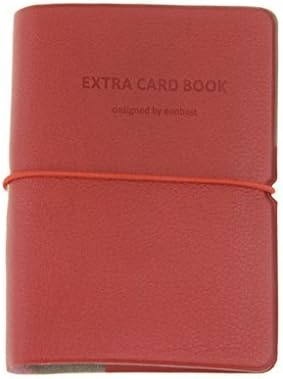 JIAHG Business Credit Card Holder Case Wallet Purse Men Women PU Leather Practical Card Carry-on Bag Extra Card Book for 30 Cards with Index Cards for Easily Search