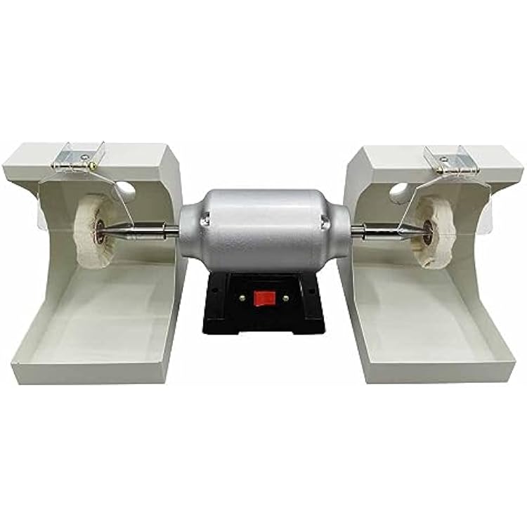 Lab Polisher Polishing Machine Lathe Buffing Grinder Double-end Electric Polishing Machine Jewelry Polisher Lab Equipment 110V