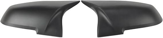 Fit 2012-2018 BMW F30 3 Series 4 Dr Sedan Mirror Cover Primer Matte Black