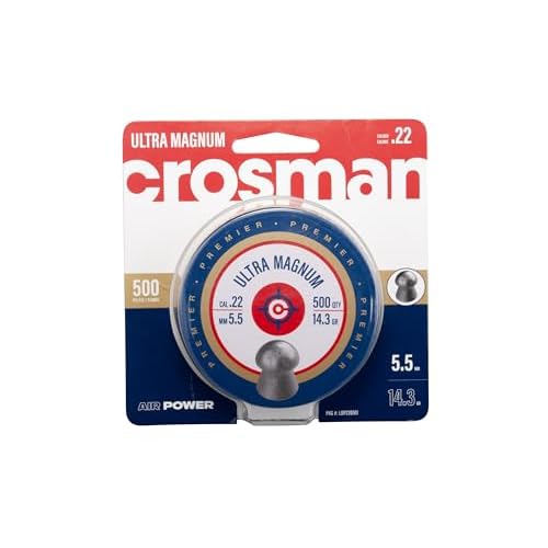 CrosmanCrosman Domed Premier Pellets, 0.22-Calibre, 500 Count