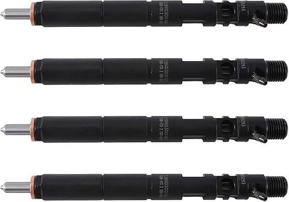 Car Fuel Injector Nozzle, 4PCS EJBR02501Z EJBR03001D Diesel Fuel Injector Nozzle 33800-4X900 33801-4X900 Compatible for Kia Compatible for Bongo 3 Compatible for Euro3, Whit Four Gloves