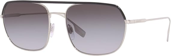 BURBERRY Sunglasses BE 3117 10058G Holborn Silver/Black Grey Grad