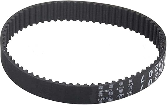 HTD-3M 357 Close Loop Pulley Timing Belt 10mm Width 3mm Pitch 357mm Perimeter Black Synchronous Belt Arc-shaped Teeth (3M-357-10mm)