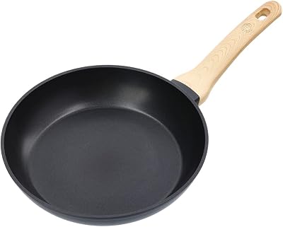 MasterChef Non Stick Frying Pan 28cm for Induction Hob, Gas, Halogen & Ceramic Stoves, Swiss Engineered for Even Heat Distribution, Scratch Resistant, Dishwasher Safe, Aluminium