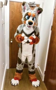 Spot Huksy Dog Gray Fursuit Fullsuit Teen Costumes Child Full Furry Suit Furries Anime Costume