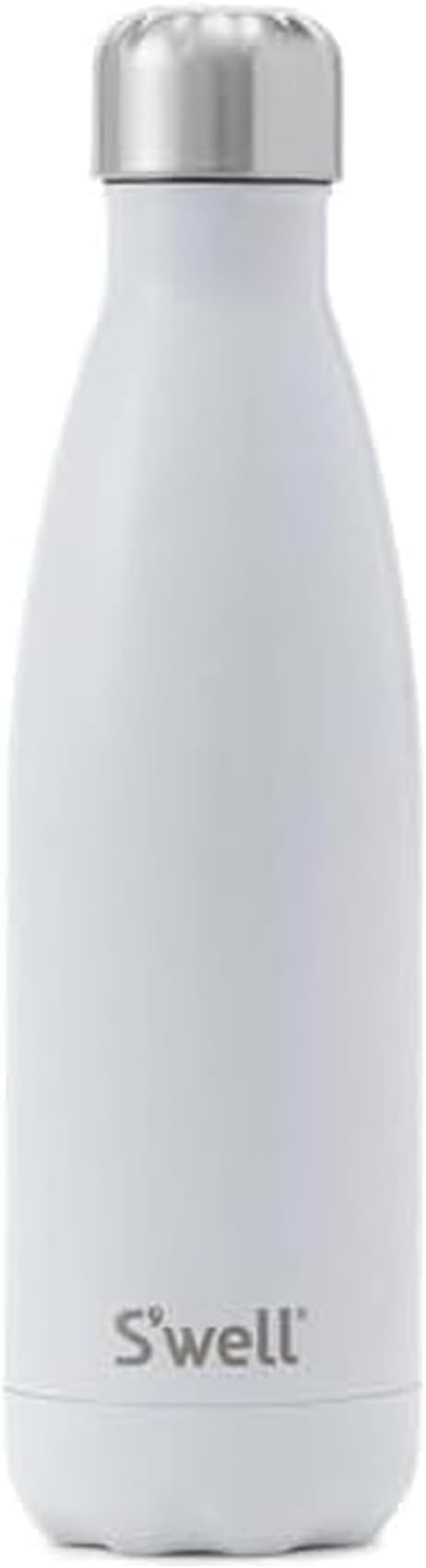 S'well Stainless Steel Water Bottle - 17 Fl Oz - Angel Food - Triple-Layered Vacuum-Insulated Containers Keeps Drinks Cold for 36 Hours and Hot for 18 - BPA-Free - Perfect for the Go
