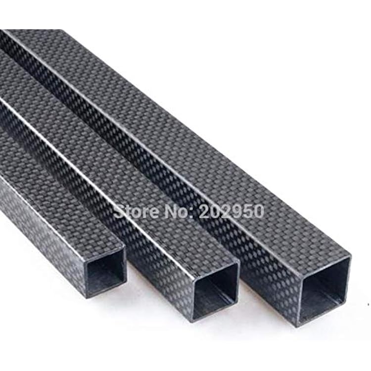 Parts & Accessories 1pcs 2pcs 3K Full Carbon Fiber Square Tube High Strength Length 500mm OD 10mm 15mm 20mm 22mm 25mm 30mm Glossy Surface - Color: 2pcs 10x10x8mm