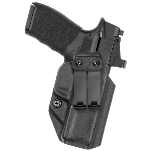 Tulster IWB Profile Kydex Holster in Right Hand fits: Springfield Armory Hellcat Pro | Optic Compatible Inside The Waistband Appendix Concealed Carry