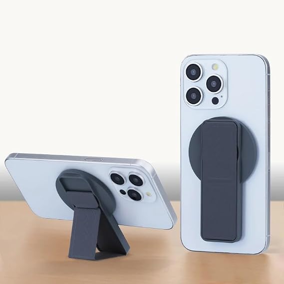 Coverzone Manyetik Telefon Yüzük Tutucu Stand iPhone 16/15/14/13/12 Serisi Tüm MagSafe ile uyumlu Destekli Cihazlarla Uyumlu Telefon Stand Özelliği manyetik cep telefonu yüzük tutucu (Antrasit)