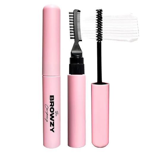 Clear Eyebrow Gel Long-Lasting Strong Hold Brow Setter for Shaping & Laminated Look Flake-Free, Clump-Free Formula for Lifted, Defined Brows