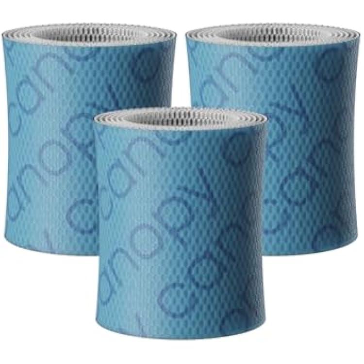 Canopy Original Bedside Humidifier Filter 2.0 3-Pack Replacement Filters | Compatible Bedside Humidifiers, Made with Wood Pulp, Paper Filter, Replace Every Six Weeks
