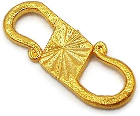22K 24K THAI BAHT GOLD PLATED CLASP S Size 14x6 MM FOR Necklace Bracelet New