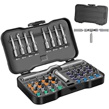 42 in 1 Magnetic Screwdriver Set, DIY Ratchet Screwdriver Set, Multi Bit Magnetic Drive Set with Detachable Ratchet Handle, Portable Compact Repair Tool Kit