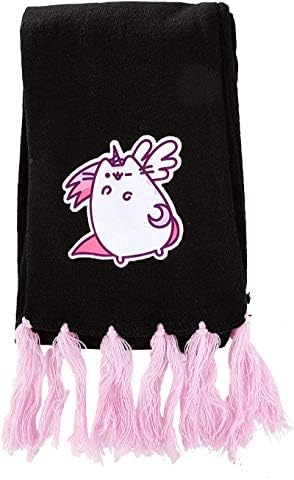 Super Pusheenicorn Black Scarf