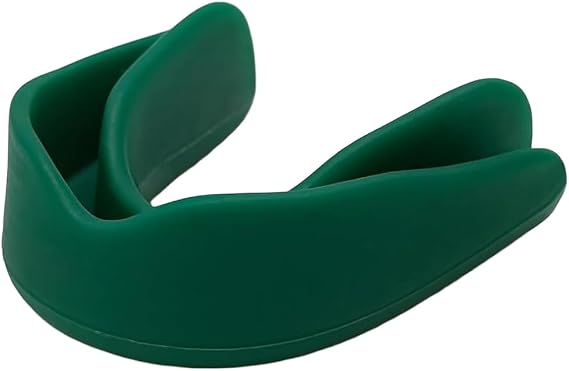 Amber Fight Gear Boil and Bite Sports Mouth Guard Green, Pack of 1