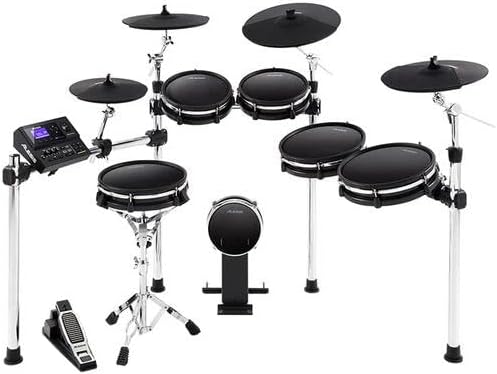 Alesis DM10 MKII Pro Kit - Premium Ten-Piece Electronic Drum Kit with Mesh Head and Chrome Rack