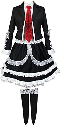 Anime Womens Cosplay Costme Lolita Princess Maid Dress Suit Punk Socks Halloween