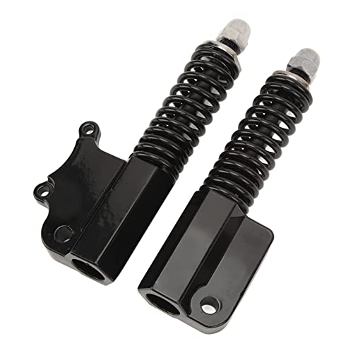 2PCS M12 Absorber Front Hydraulic Front Shock Absorber 200mm Spraying Process Rust Proof Black for Electric Bicycle Electric Scooter