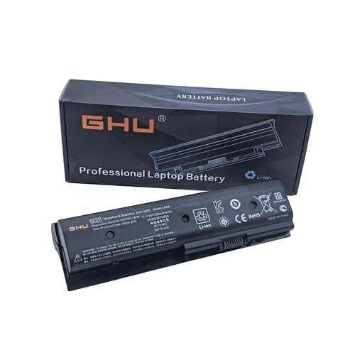 GHU New 87Wh MO06 MO09 671731-001 Laptop Battery Compatible with HP Envy M6-1045DX M6-1035DX M6-1125DX Pavilion DV4-5000 DV6-7000 DV6-7014nr DV7-7000 DV7t-7000 67241 9 Cell 7800 mAh,