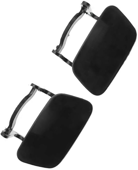 Pair Left and Right 8K0955275/8K0955276, Front Headlight Washer Nozzle Cover Cap, 2009-2012 Compatible with Audi A4 B8