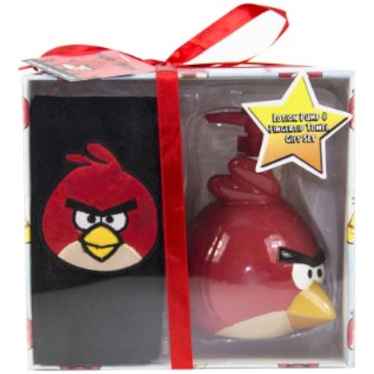 Angry Birds Lotion Pump and Tip Towel Set