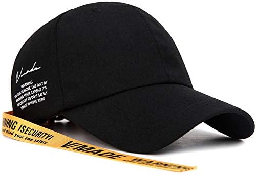 New Long Straps Baseball Cap Men Adjustable Streetwear Embroidery Letter Caps Unisex Cotton Yellow Trucker Hat
