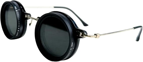 Nd Filter Adjustable Polarized Lens Sunglasses, Rounded Polarized Sunglasses, Adjustable Tint Glasses Parallel imports