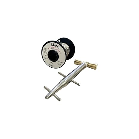 Malin Inconel Aerospace Lockwire/Safety Wire 0.040 with Clamptite Tool CLT01