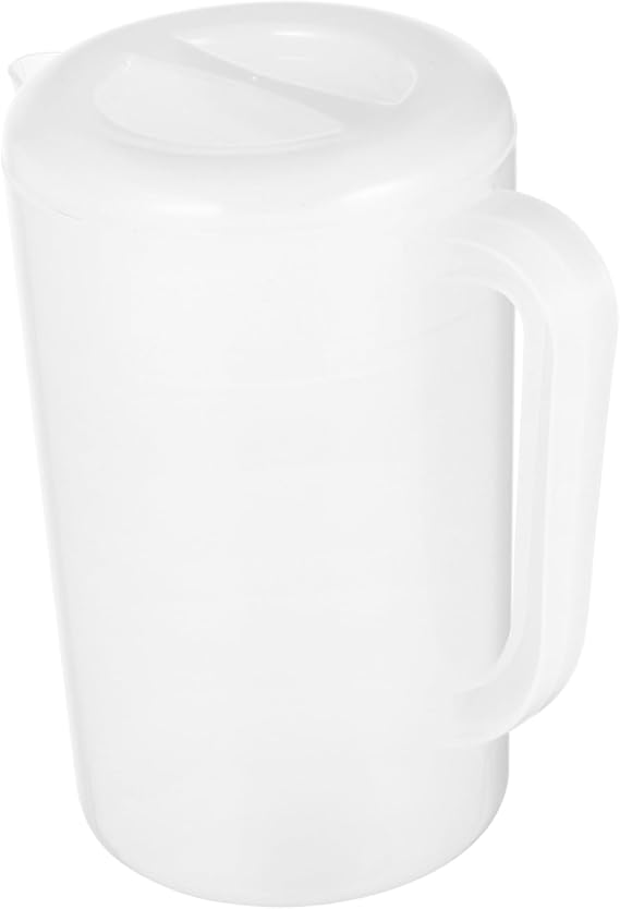 Xmas Drinking Water Pitcher with Lid, 2500ml PP Handle Jug