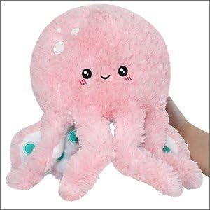 Squishable - Mini Cute Octopus - Aquatic Collection - 7 in - Soft Toy Collectible Stuffed Animal