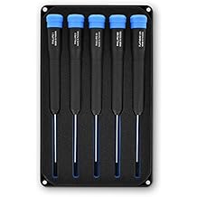 iFixit Marlin 5 Standard Precision Screwdriver Set - Phillips 000, 00, 00, 1, Flathead 2.5 mm