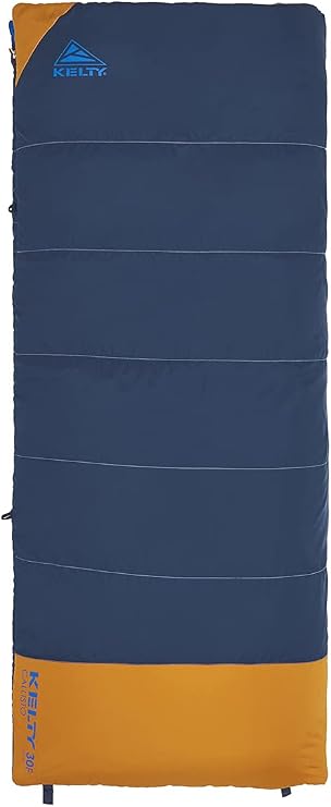 Kelty Sleeping-Bags Kelty Callisto Kids 30 Degree Synthetic Insulated Sleeping Bag, Soft Shell, Stuff Sack Included for Boys and Girls