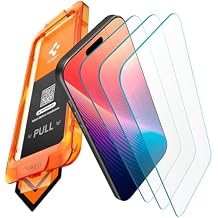 Spigen AlignMaster S Tempered Glass Screen Protector Guard for iPhone 17 Pro Max [3 Pack]