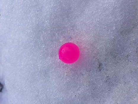 BnR Tackle SBCE20 Soft Beads, 20 mm, Cerise, Neutral Buoyancy, 10/Pack