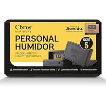 Cbros humidor 69% Two- Way Humidity Control Box Powered by Boveda, Moisture Absorber, Maintain Freshness and Consistent Temperature Size (Size 10)