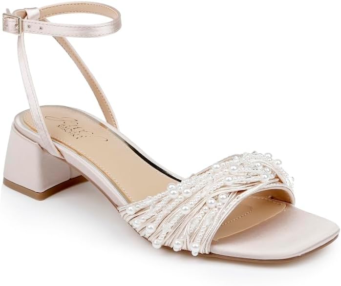 Jewel Badgley Mischka Women's Fallon Block Heel Sandals