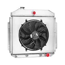 3 Row Aluminum Radiator+ Shroud Fan for 1957 1958 1969 1960 Ford F100 Truck 5.8L V8 at