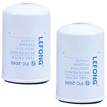 2-PACK LEFONG FC-2040 Heavy Duty Fuel Filter Fits GMC 6.2L, Light-Duty Trucks Vans, Detroit Diesel Engines Replaces P550943, 25011214, P553004, FF5033, BF782, 33124, 01174423, 33358, TP943, FF5018