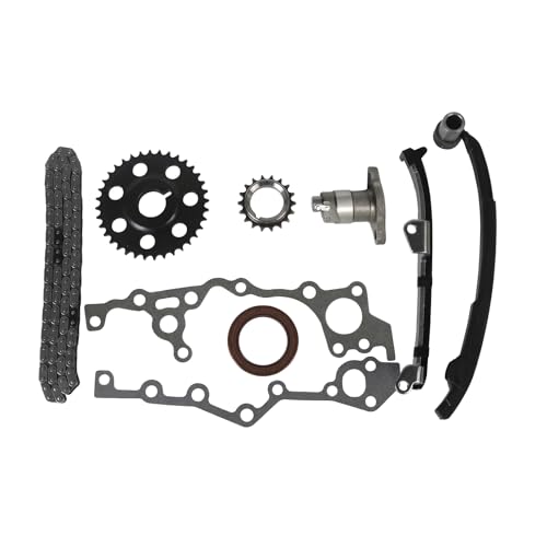 Timing Chain Kit Compatible with 1995-2004 for Toyota Tacoma 2.4L 2438CC L4 DOHC 16 Valve, Eng.Code 2RZ-FE