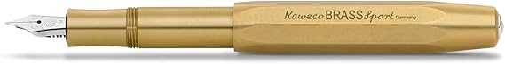 Kaweco Sport Fountain Pen Brass Nib: EF