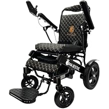 Only 49 lbs Electric Wheelchair, 330 lbs Weight Capacity, 19 Miles Long Battery Range, Electric Wheelchairs for Adults, US Based Customer Support, Remote Controlled Wheel Chair, IQ-9000 by Majestic