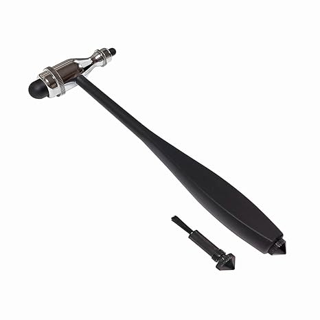ADC 3694BK Tromner Neurological Reflex Hammer with Concealed Brush