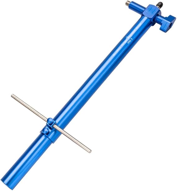 TEQIN Bike Alignment Tool, Bicycle Derailleur Hanger Alignment Gauge, Aluminum Alloy Ranging Tool Bike Repair Tool Blue