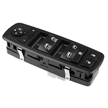 Left Driver Side Master Power Control Window Switch for Dodge Durango Jeep Grand Cherokee 2011 2012 2013 2014 Replace OE 68086693AC 68086693AD 68086693AE (3 Pins + 8 Pins) Please Check Plug Pins